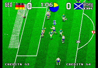 Tecmo World Soccer 96 screenshot 3 for Neo Geo